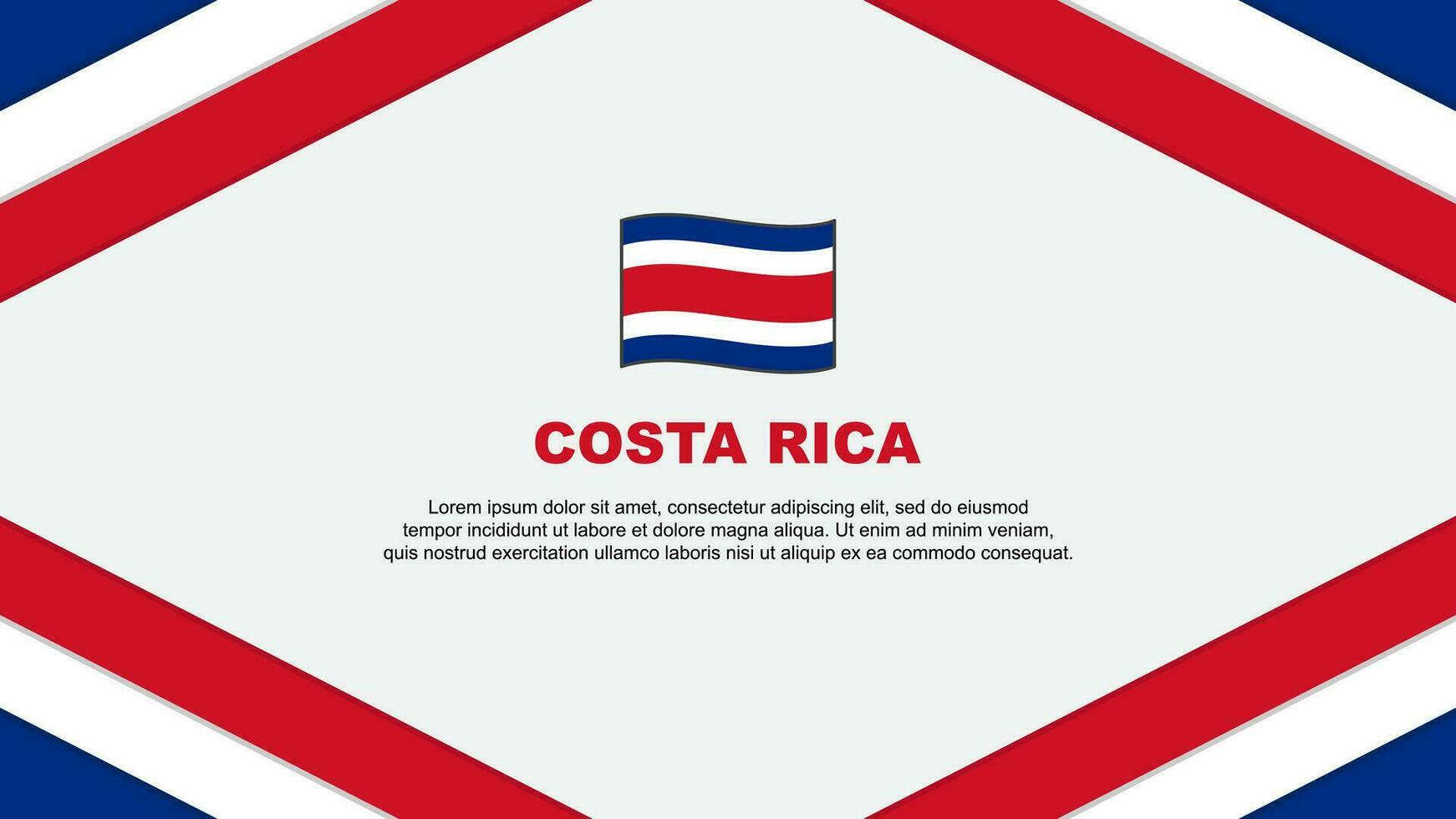 costa rica bandera resumen antecedentes diseño modelo. costa rica independencia día bandera dibujos animados vector ilustración. costa rica modelo