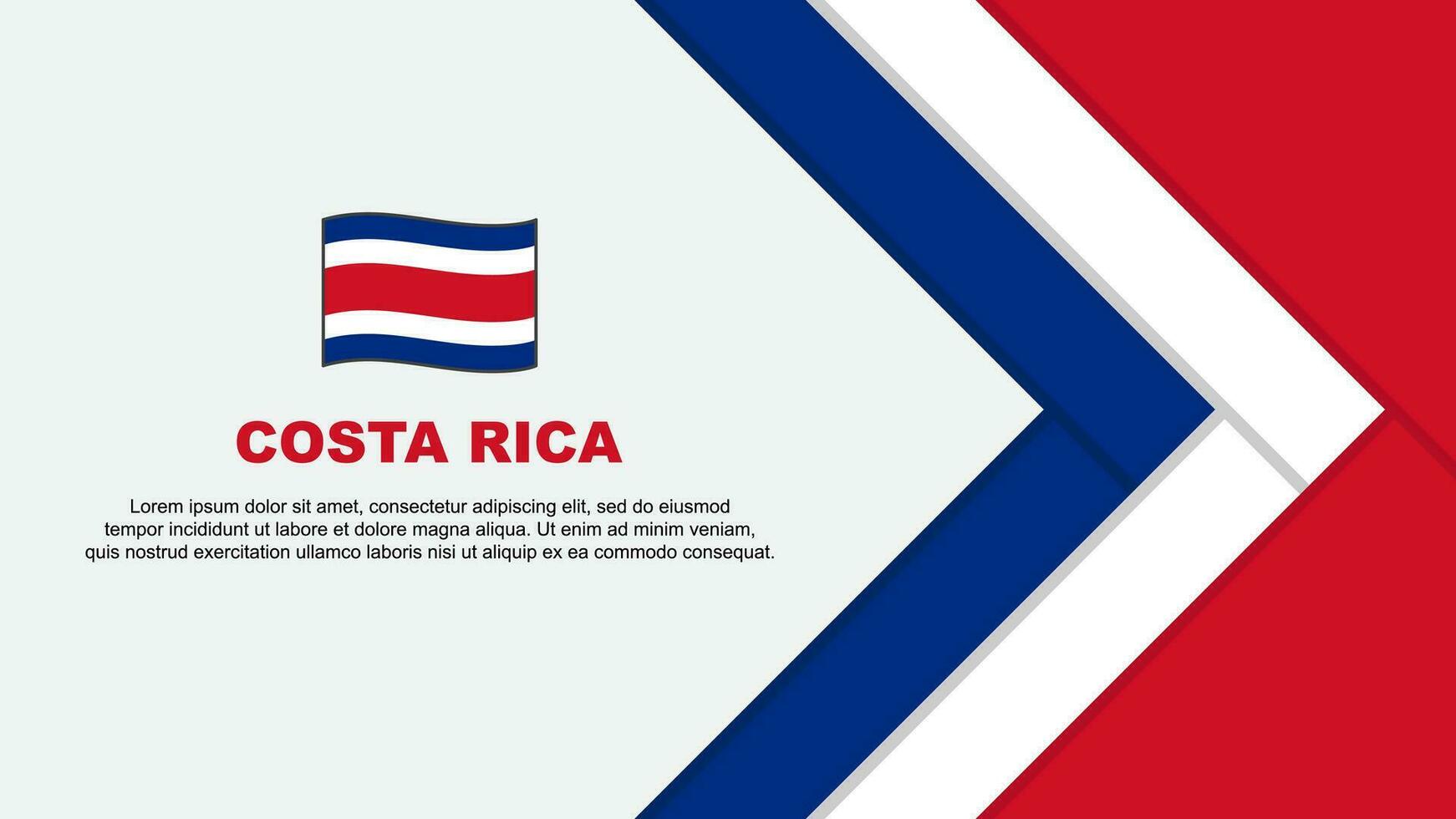 costa rica bandera resumen antecedentes diseño modelo. costa rica independencia día bandera dibujos animados vector ilustración. costa rica dibujos animados