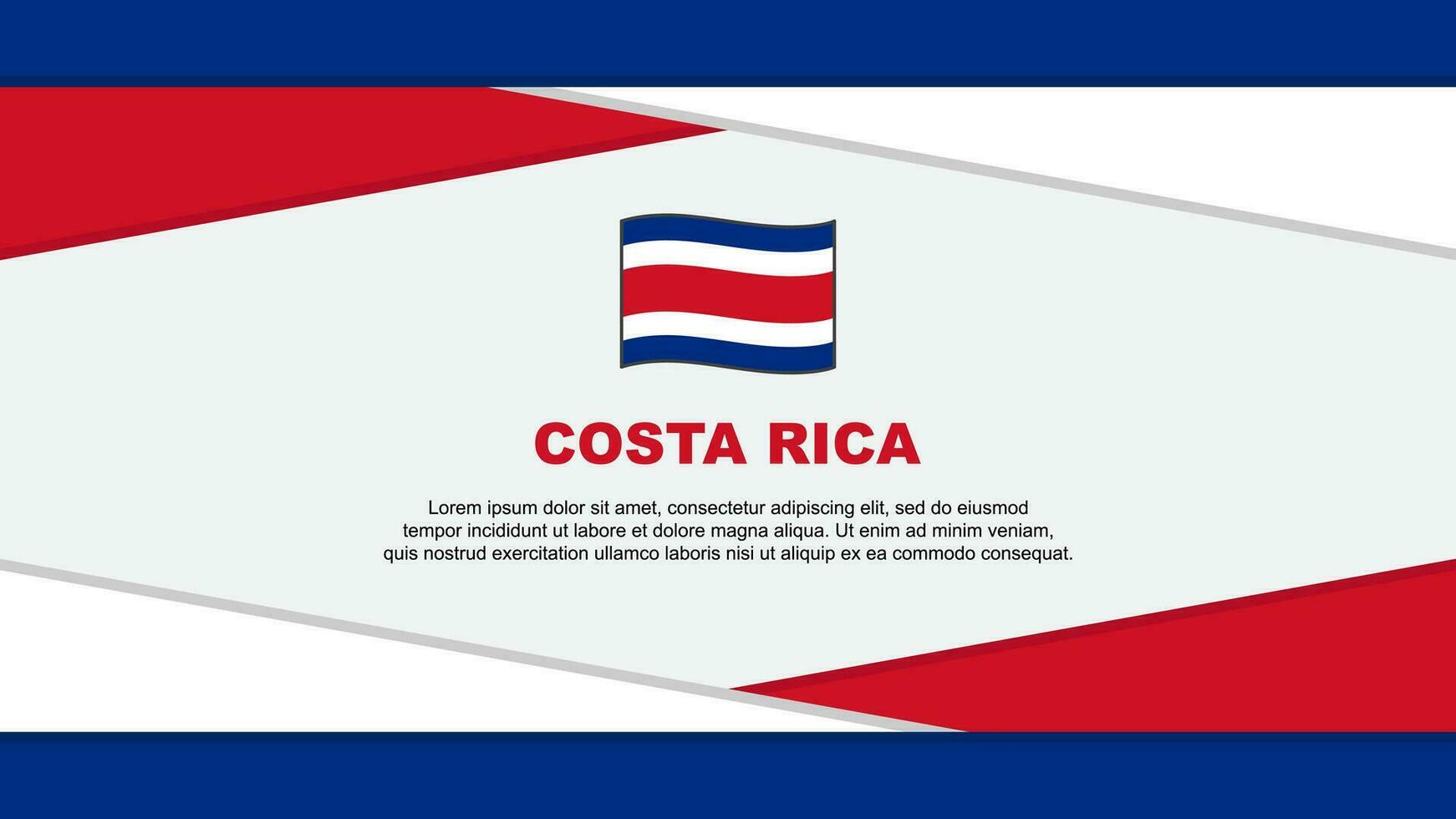 costa rica bandera resumen antecedentes diseño modelo. costa rica independencia día bandera dibujos animados vector ilustración. costa rica vector