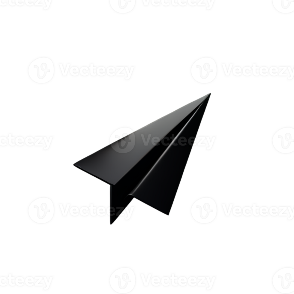 Paper Plane Idea AI Generative png