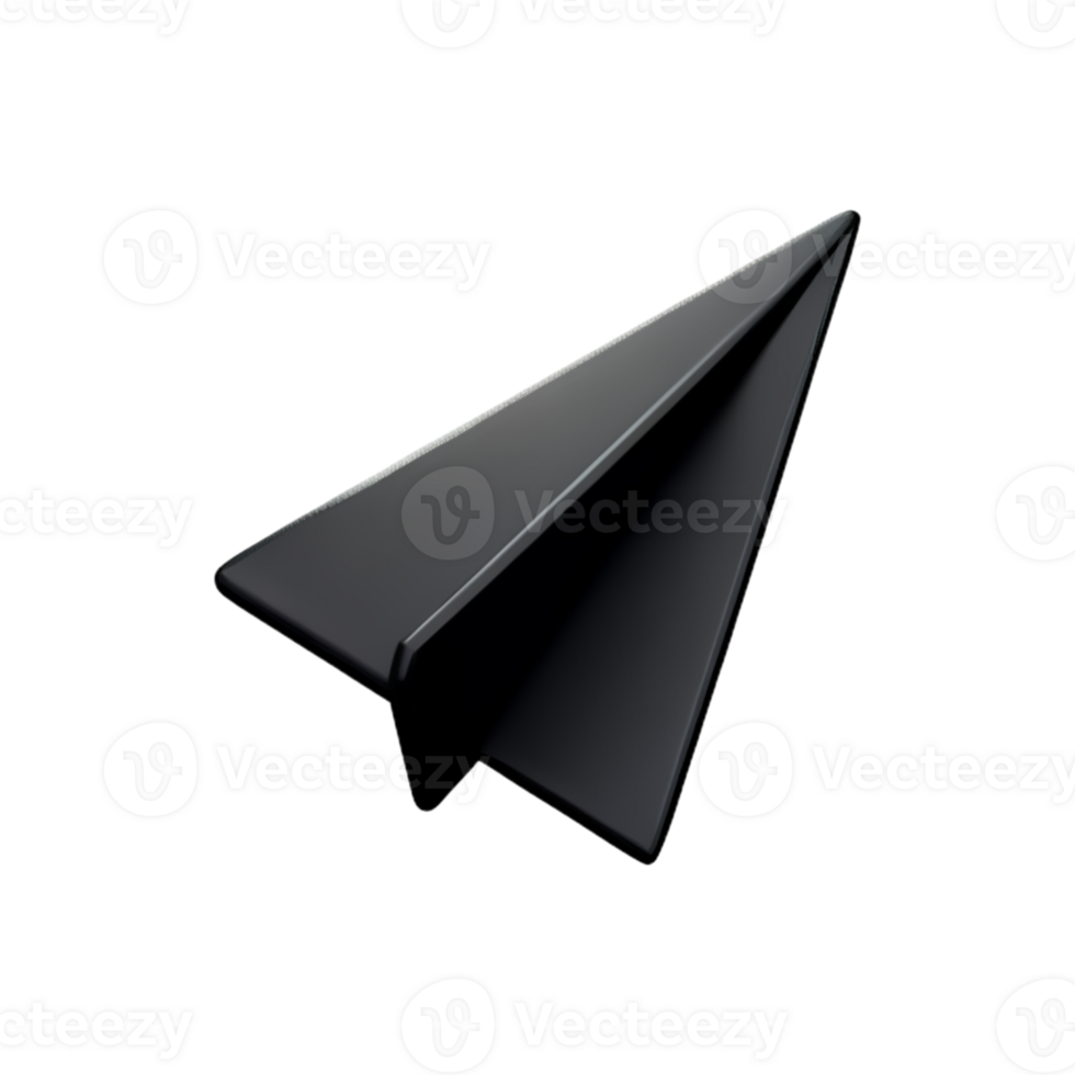 Paper Plane Idea AI Generative png