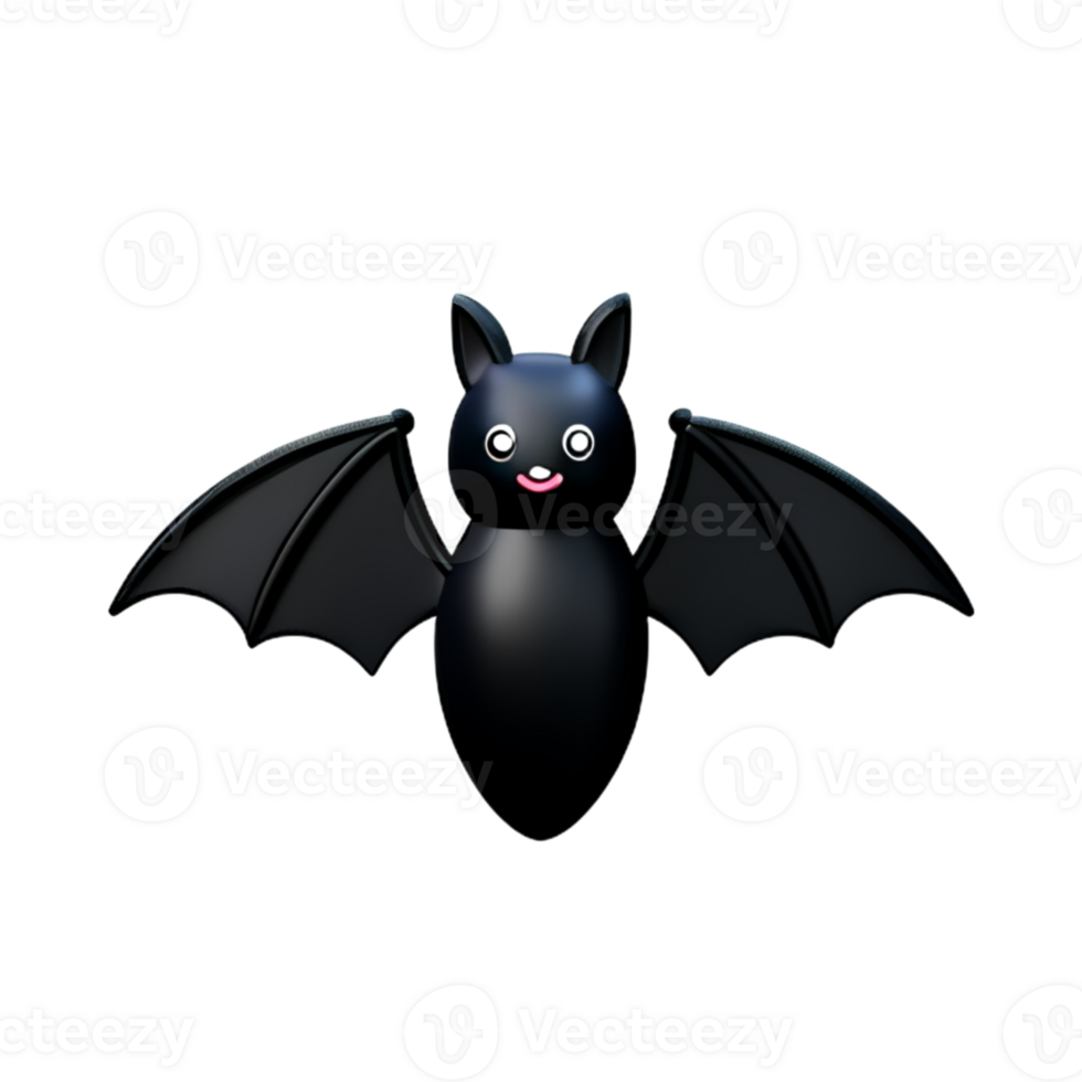 Bat Black Halloween AI Generative 29752210 PNG