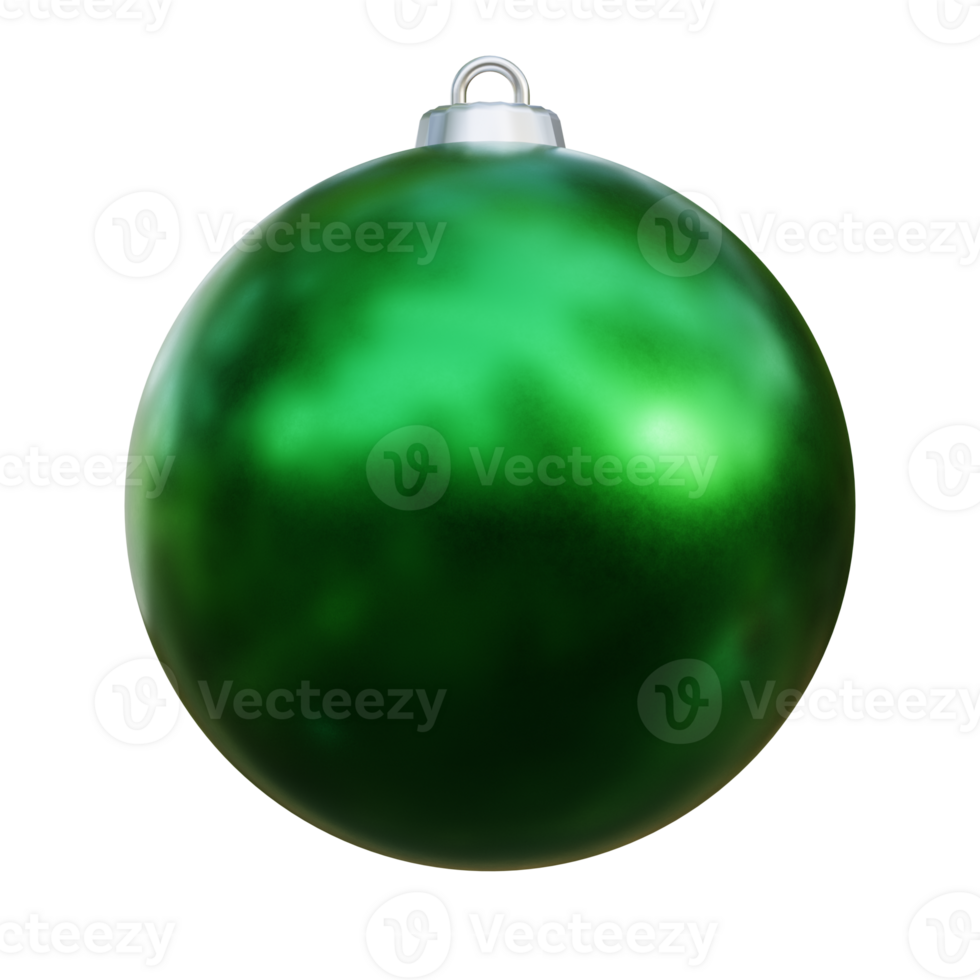 verde Navidad pelota 3d prestar. png