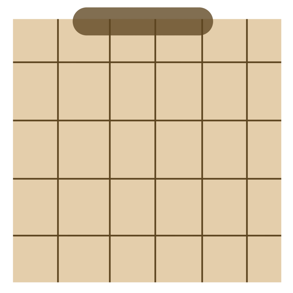Brown Notepad Paper png