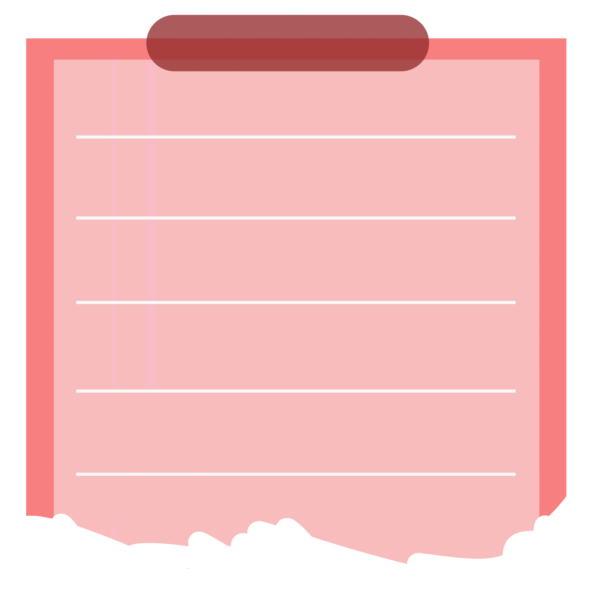 Notepad Paper Pink Color 29752774 PNG