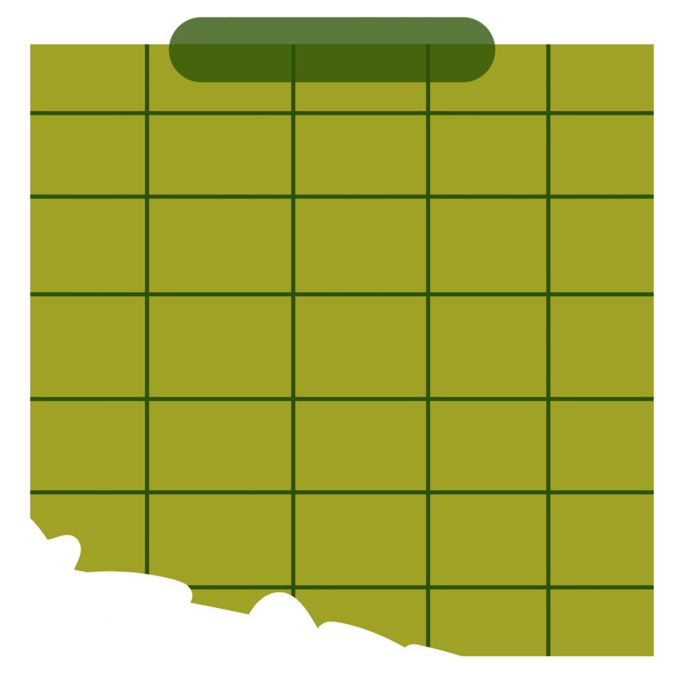 Notepad Paper Olive Paper png