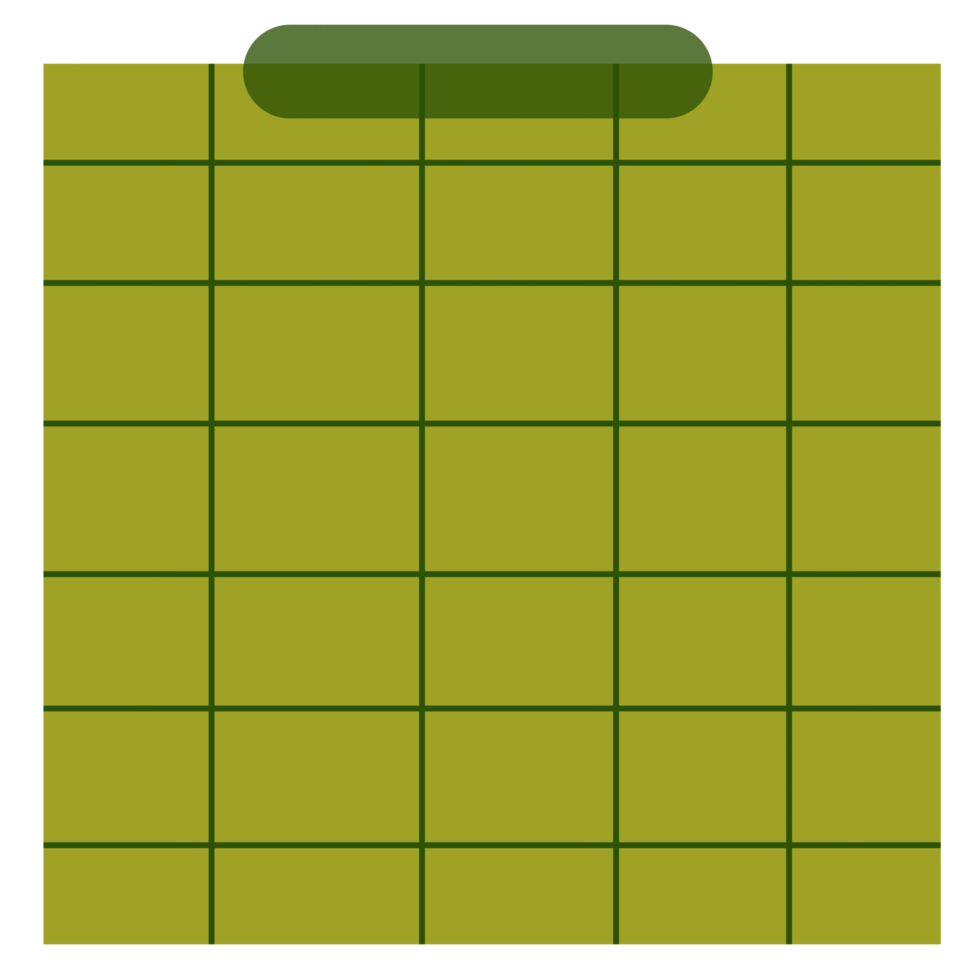 Notepad Paper Olive Paper png