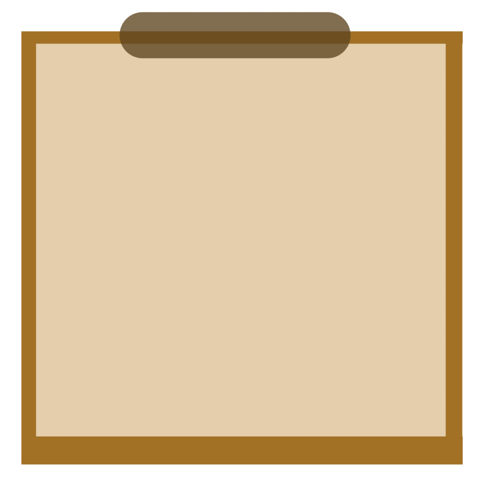 Brown Notepad Paper png