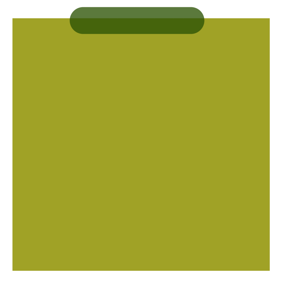 Notepad Paper Olive Paper png