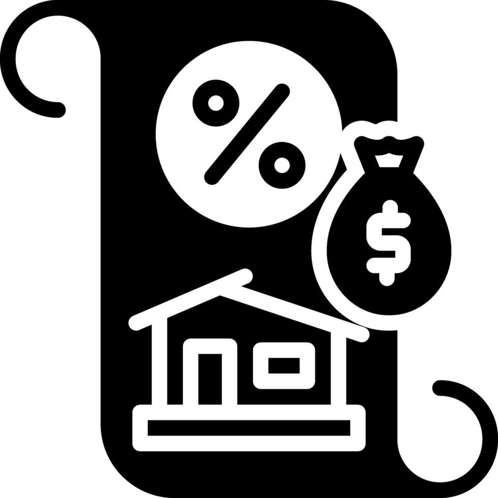 solid icon for levy vector
