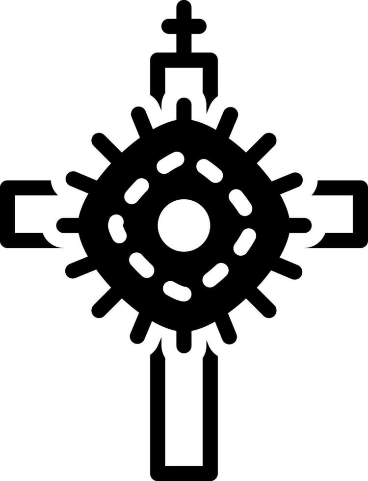 solid icon for corpus vector