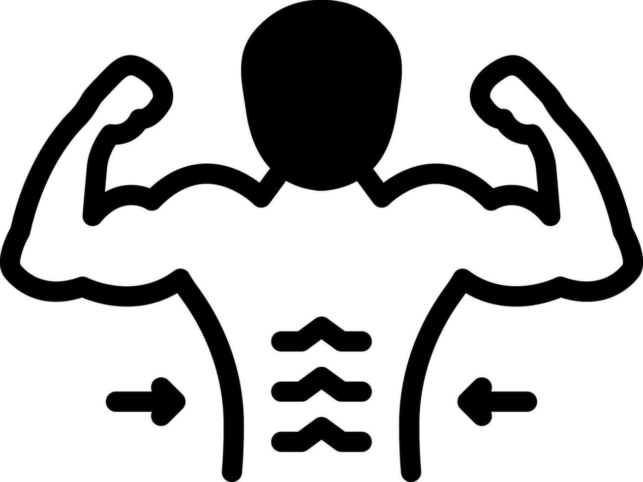 solid icon for fits vector