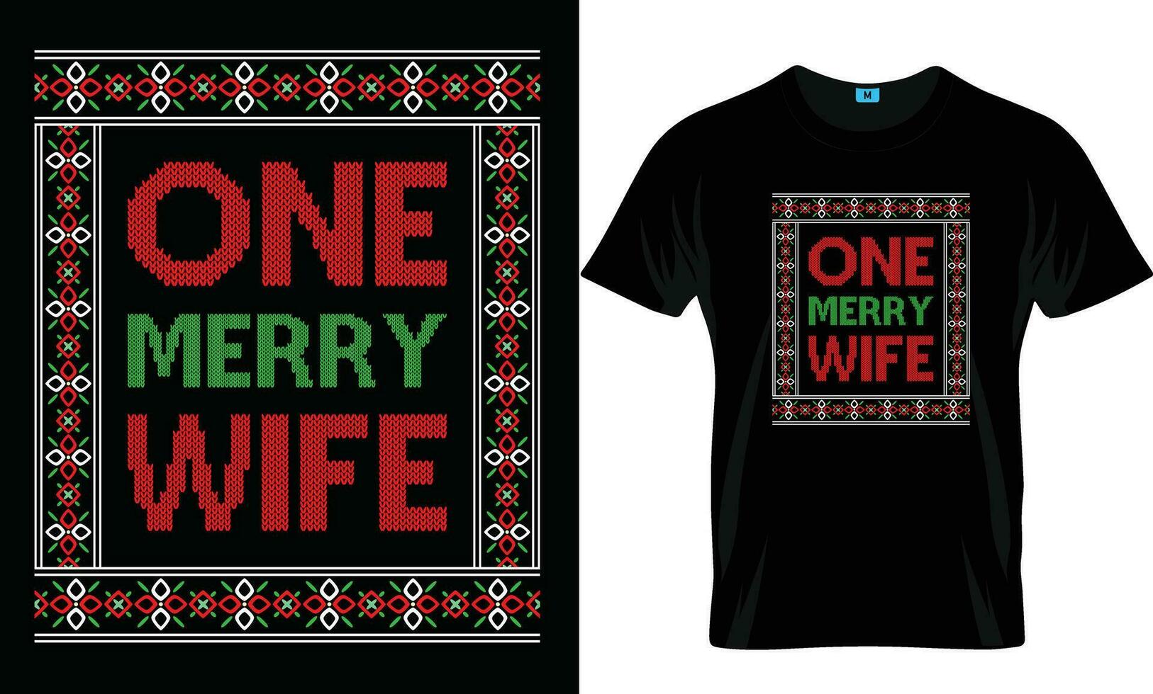 Ugly Christmas T-shirt Design vector