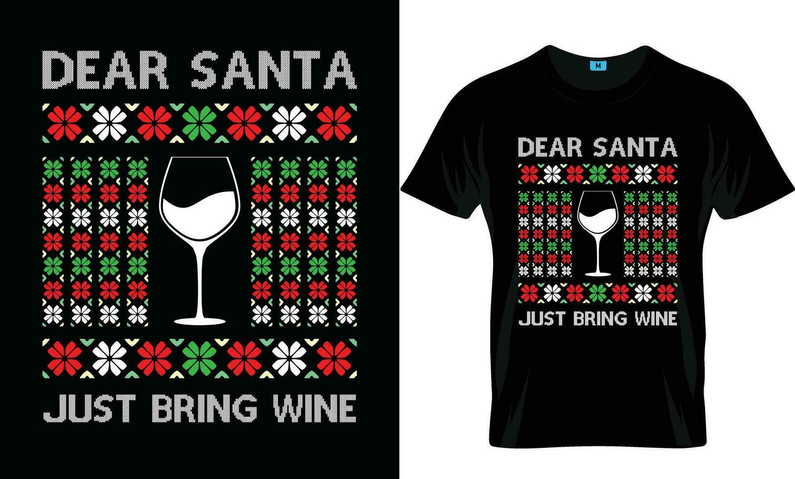 feo Navidad camiseta diseño vector