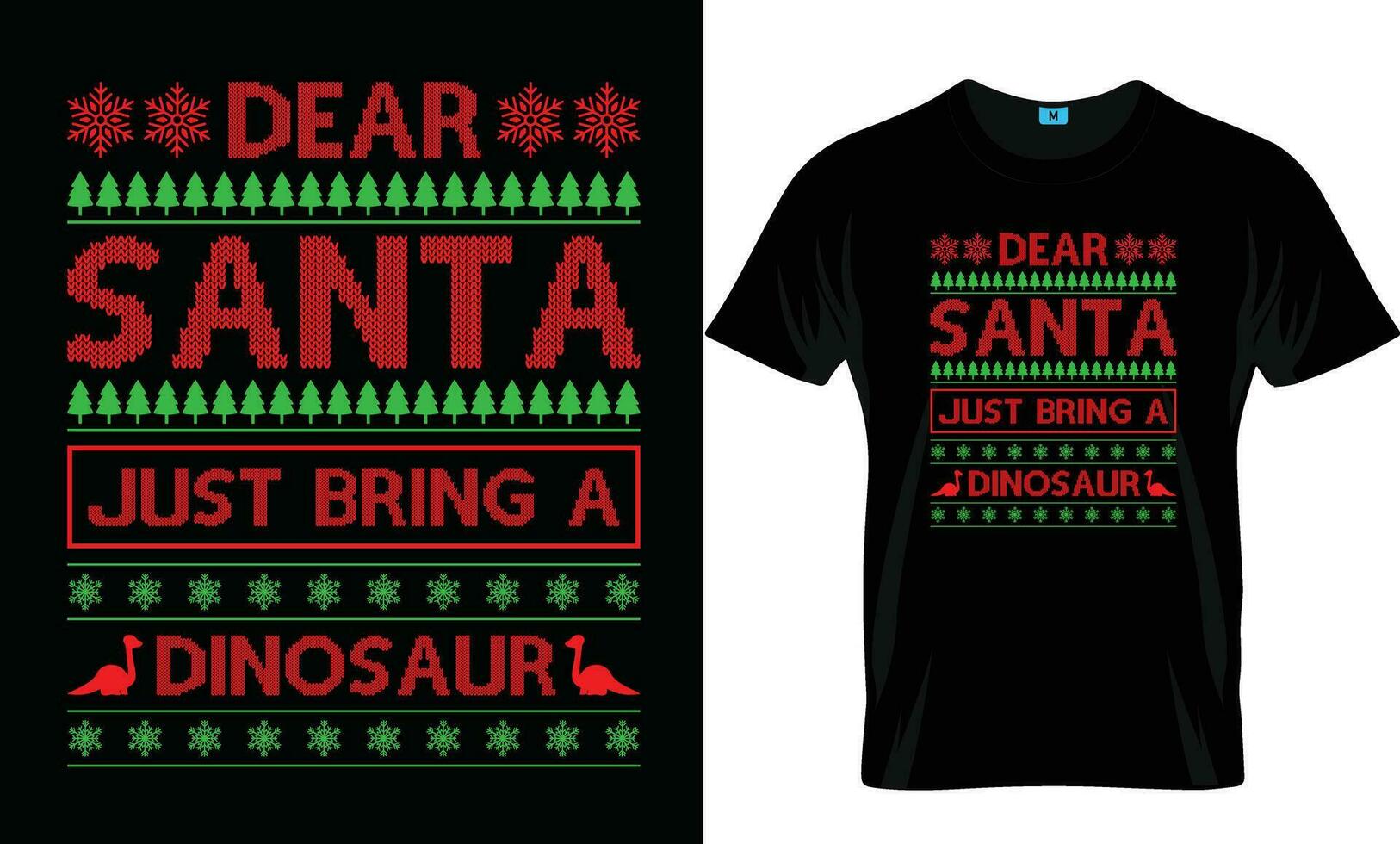 Ugly Christmas T-shirt Design vector