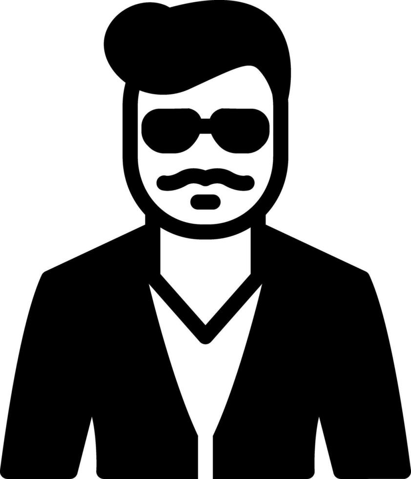 solid icon for v vector