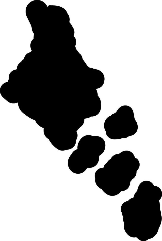 solid icon for bahamas vector