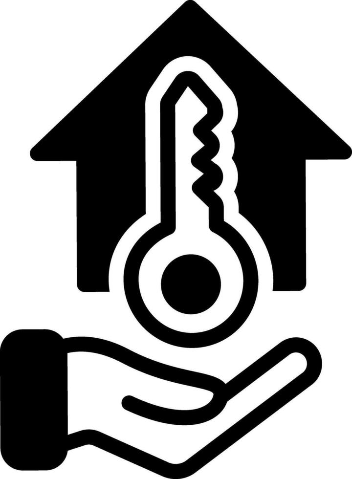 solid icon for ownership vector