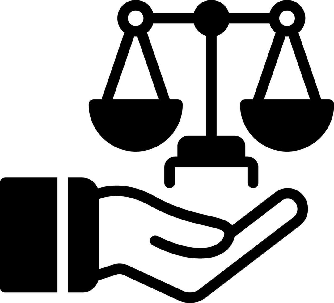 solid icon for ethical vector
