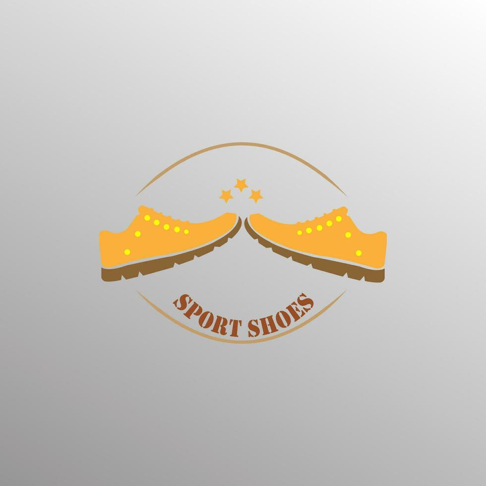 sports shoes icon, isolated on black and white background vector