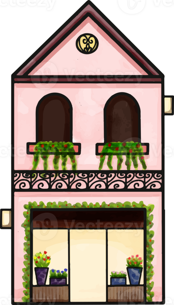 flower shop building png