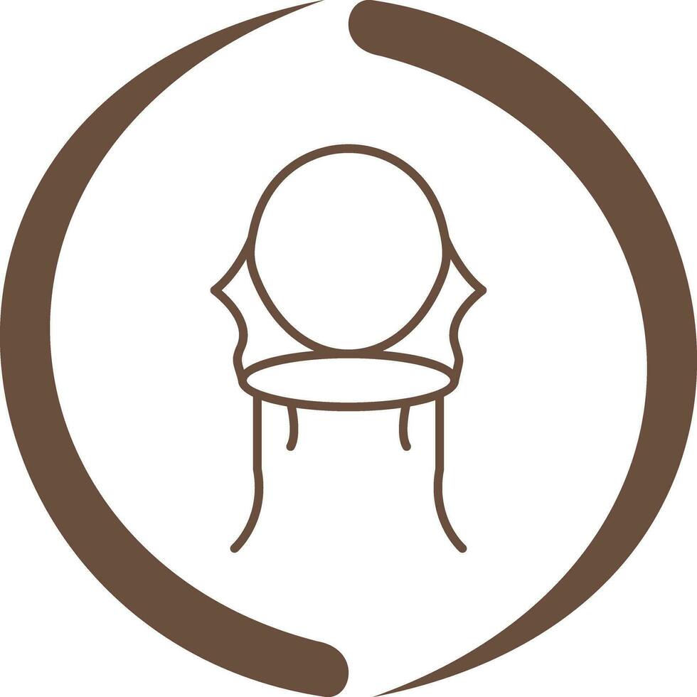 Ancient Chair Vector Icon