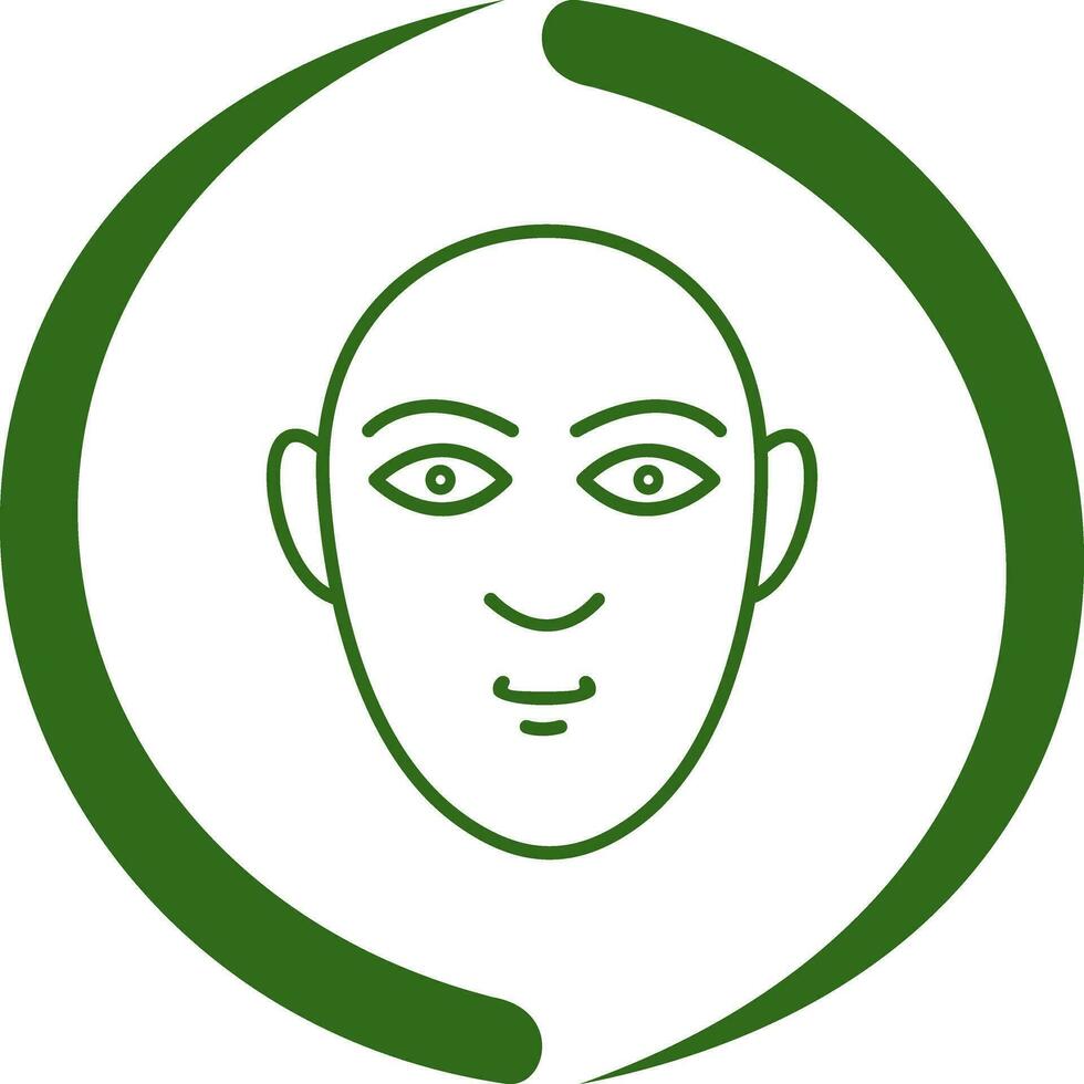 Human Face Vector Icon