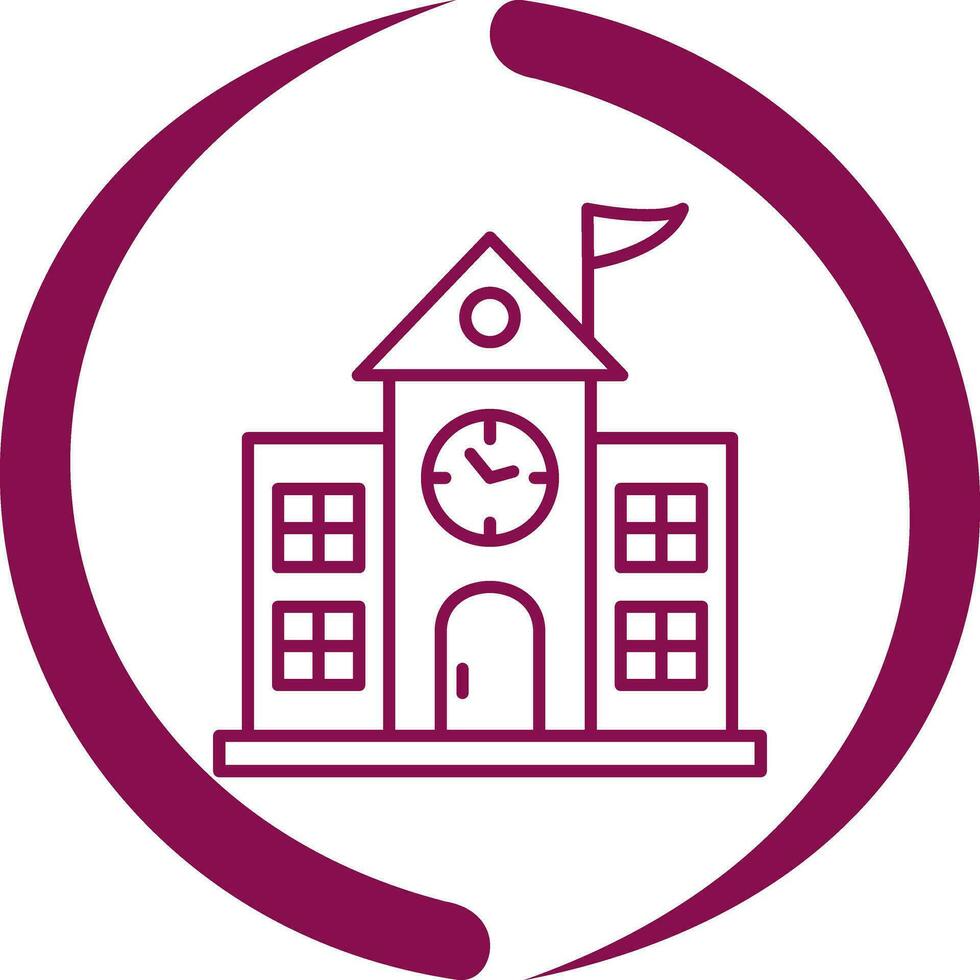 University Campus Vector Icon