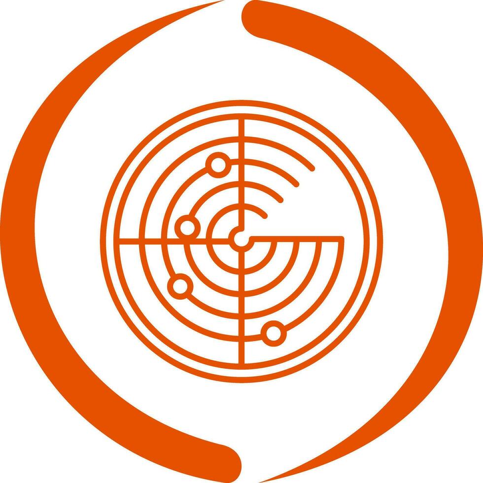 Radar Vector Icon