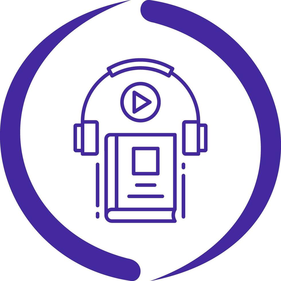 Audio Book Vector Icon