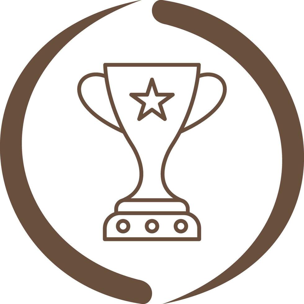 icono de vector de ganador único