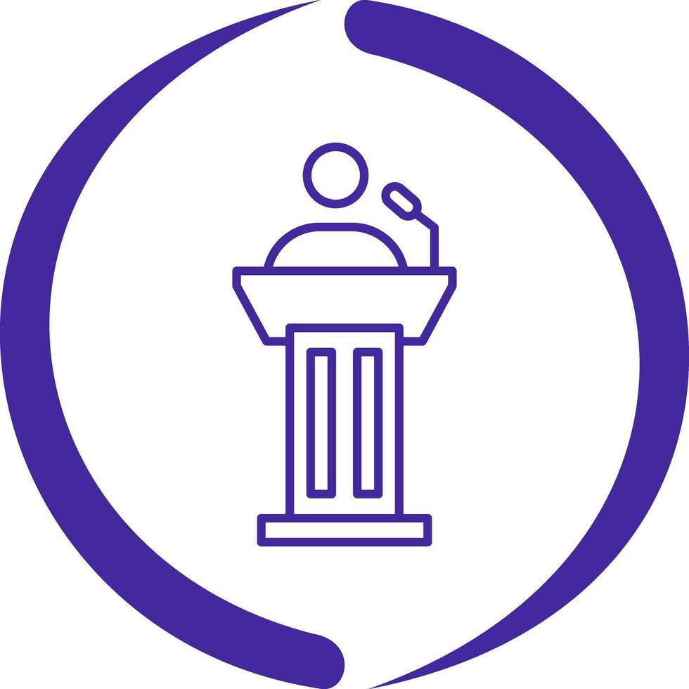Podium Vector Icon