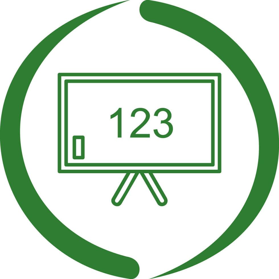 Unique Classroom Board Vector Icon