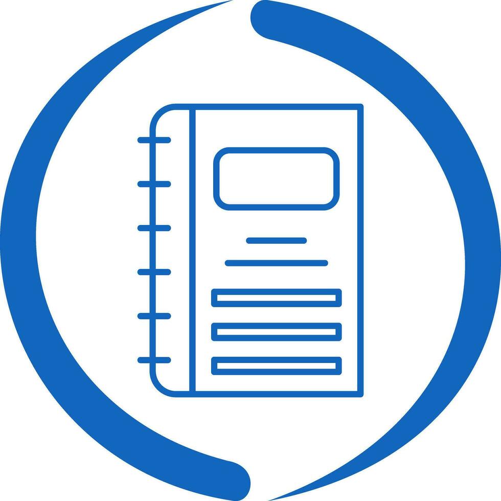 Notebook Vector Icon