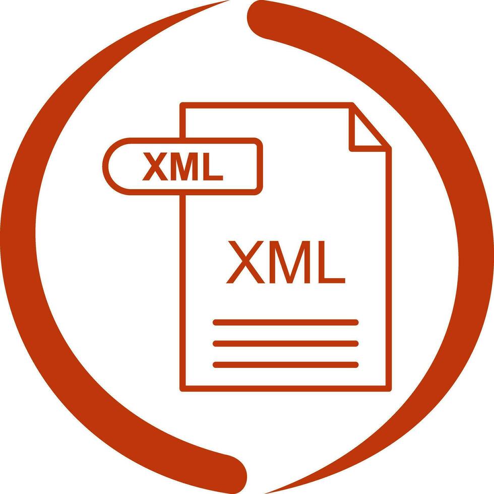 XML Vector Icon