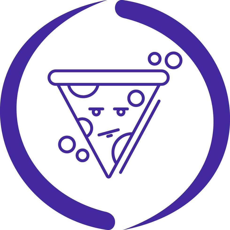 icono de vector de pizza