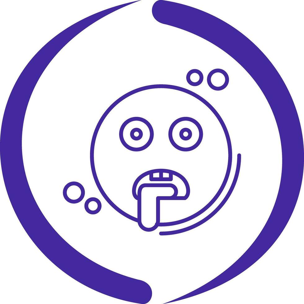 Drooling Vector Icon