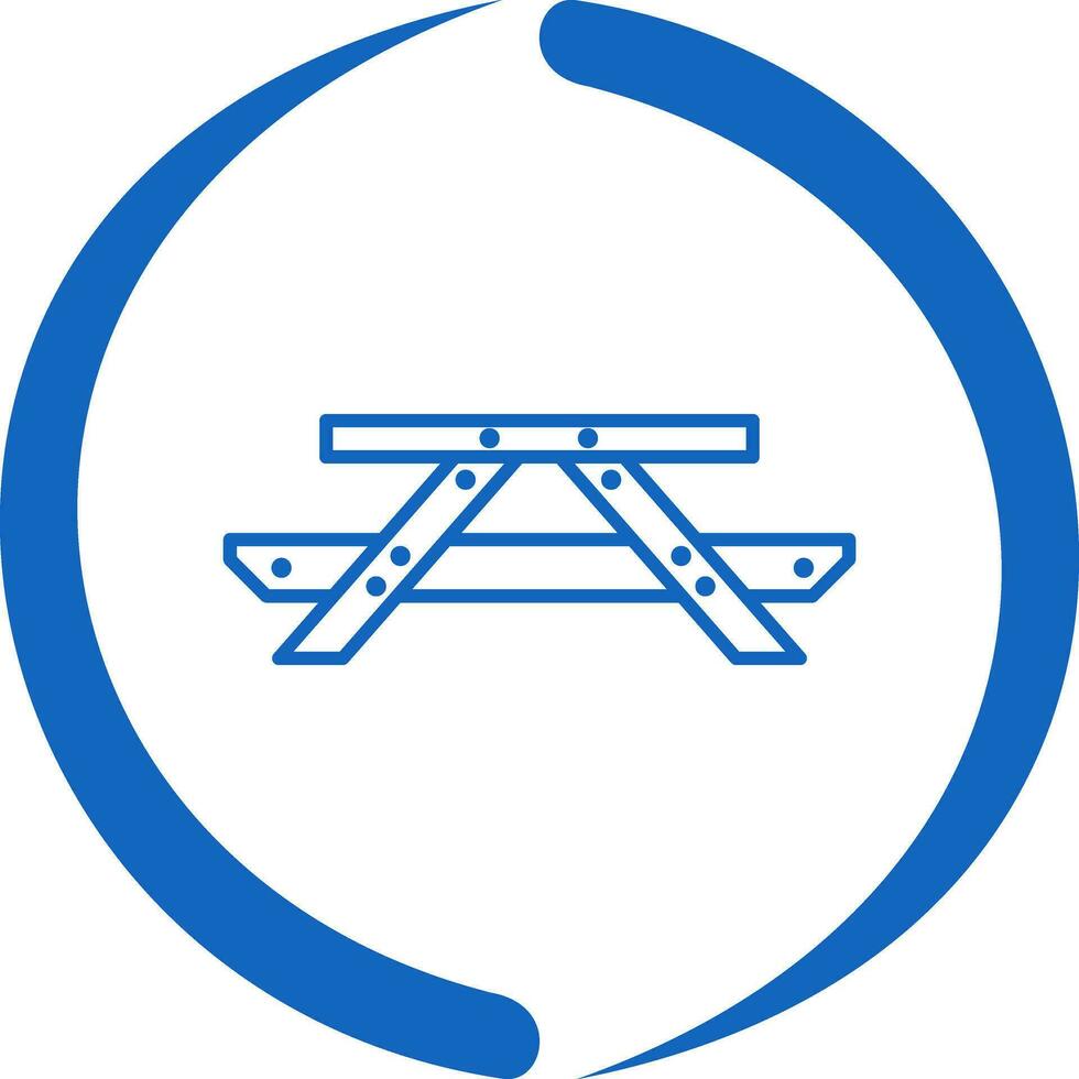 Picnic of Table Vector Icon