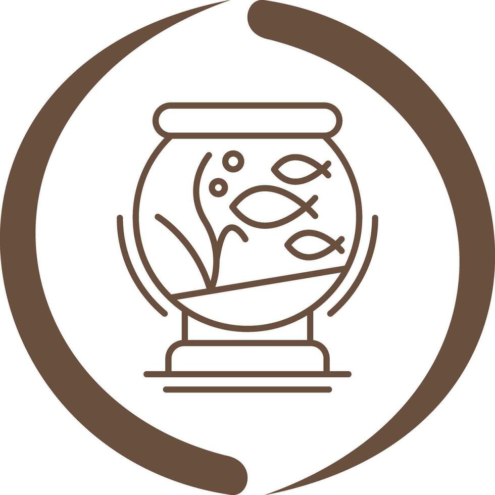 Fishbowl Vector Icon