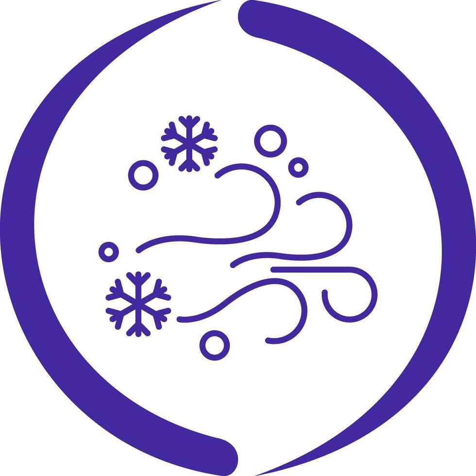 Blizzard Vector Icon