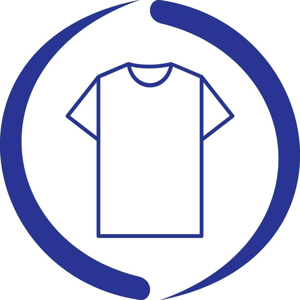 Plain T Shirt Vector Icon