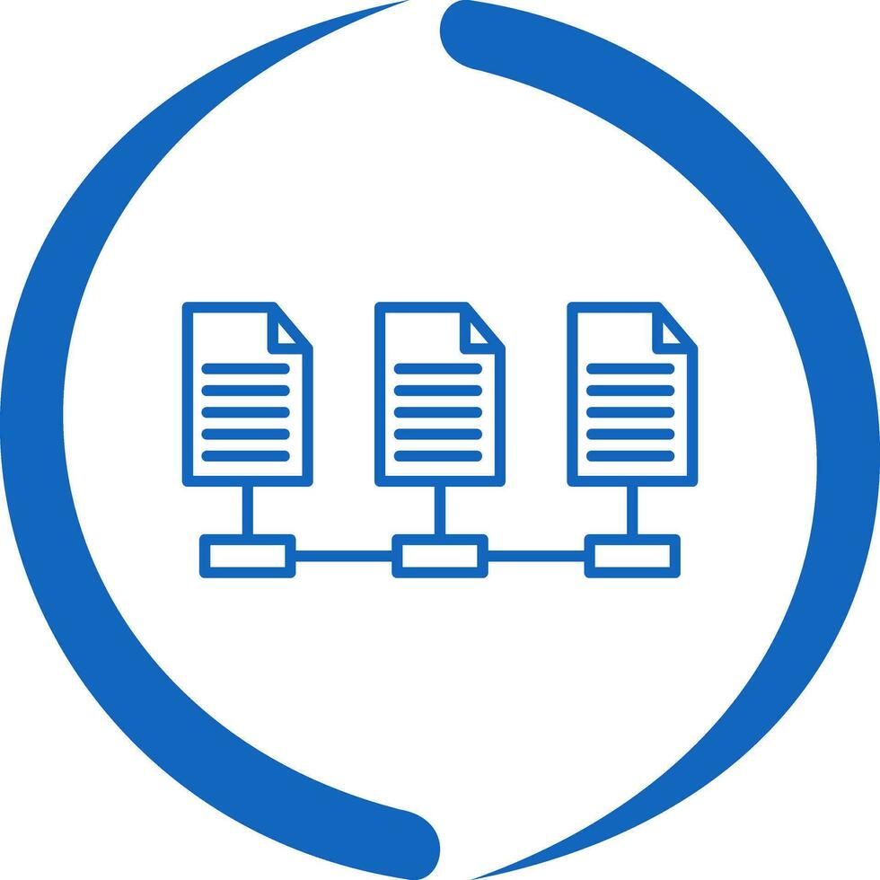 Network Files Vector Icon