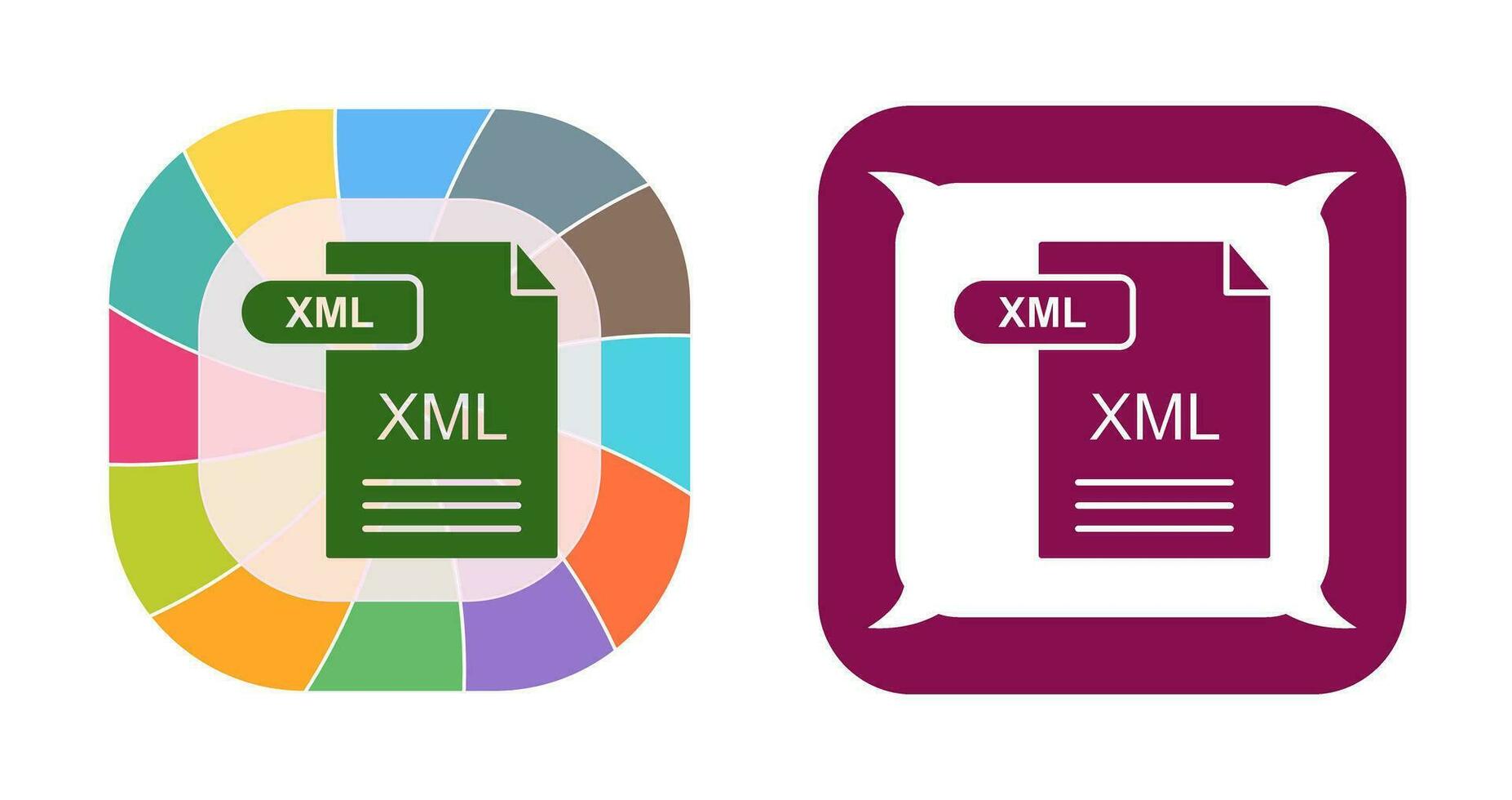 XML Vector Icon