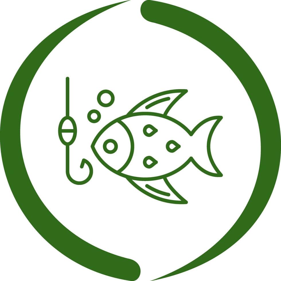 icono de vector de pesca