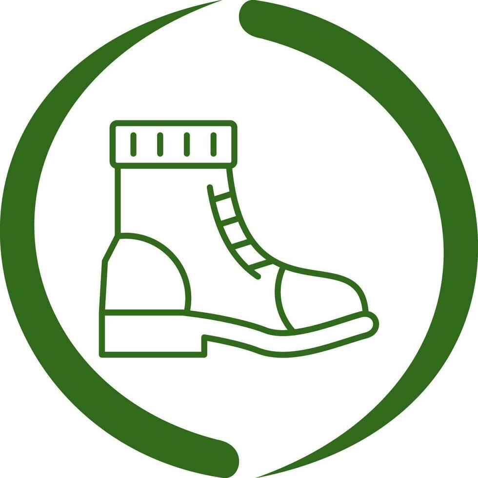 icono de vector de botas