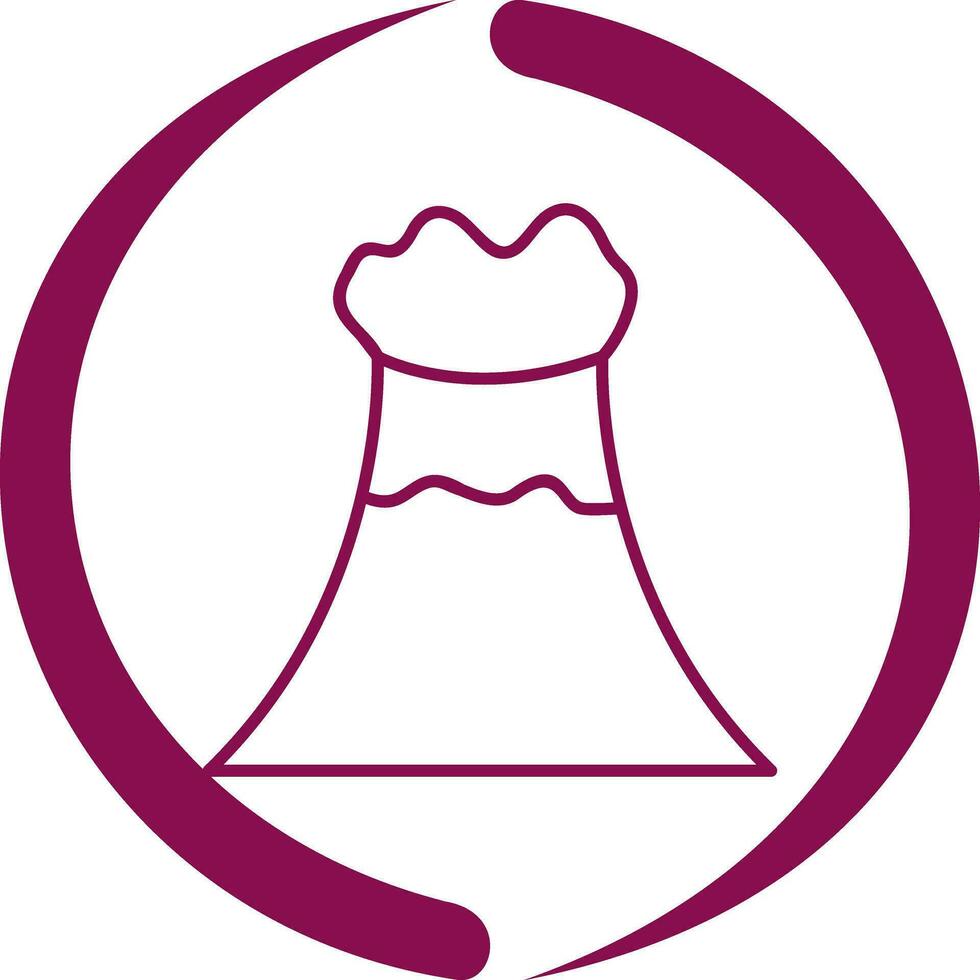 Volcano Vector Icon