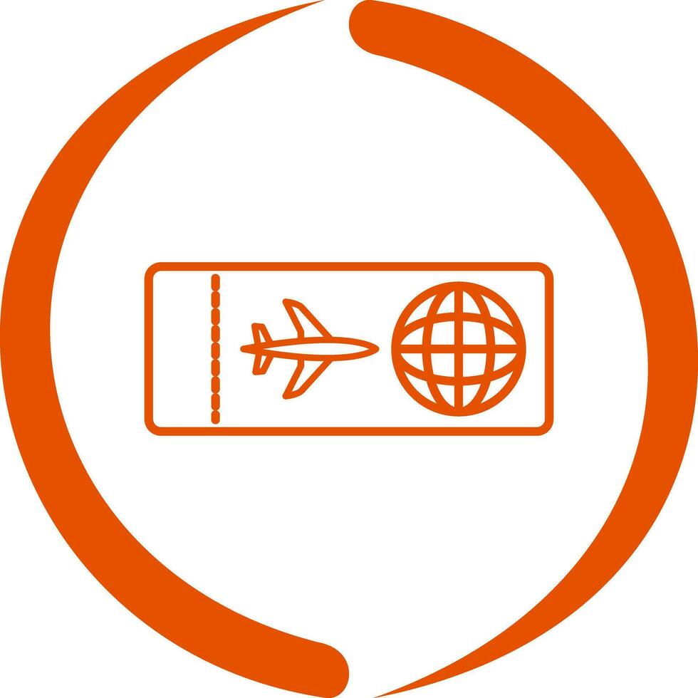 Plane Tickets Vector Icon