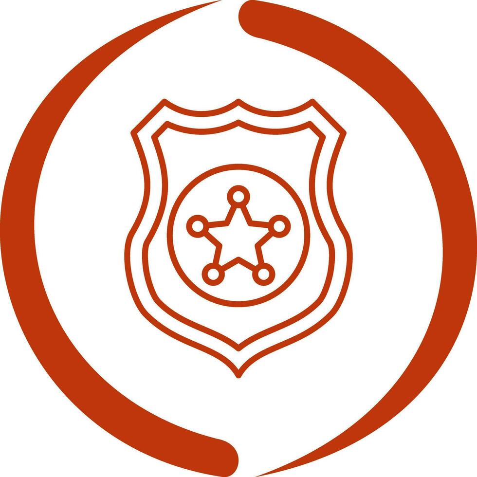 Police shield Vector Icon