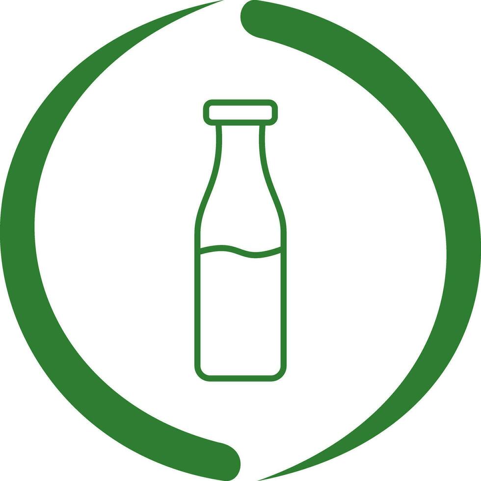 Milk Bottle Vector Icon