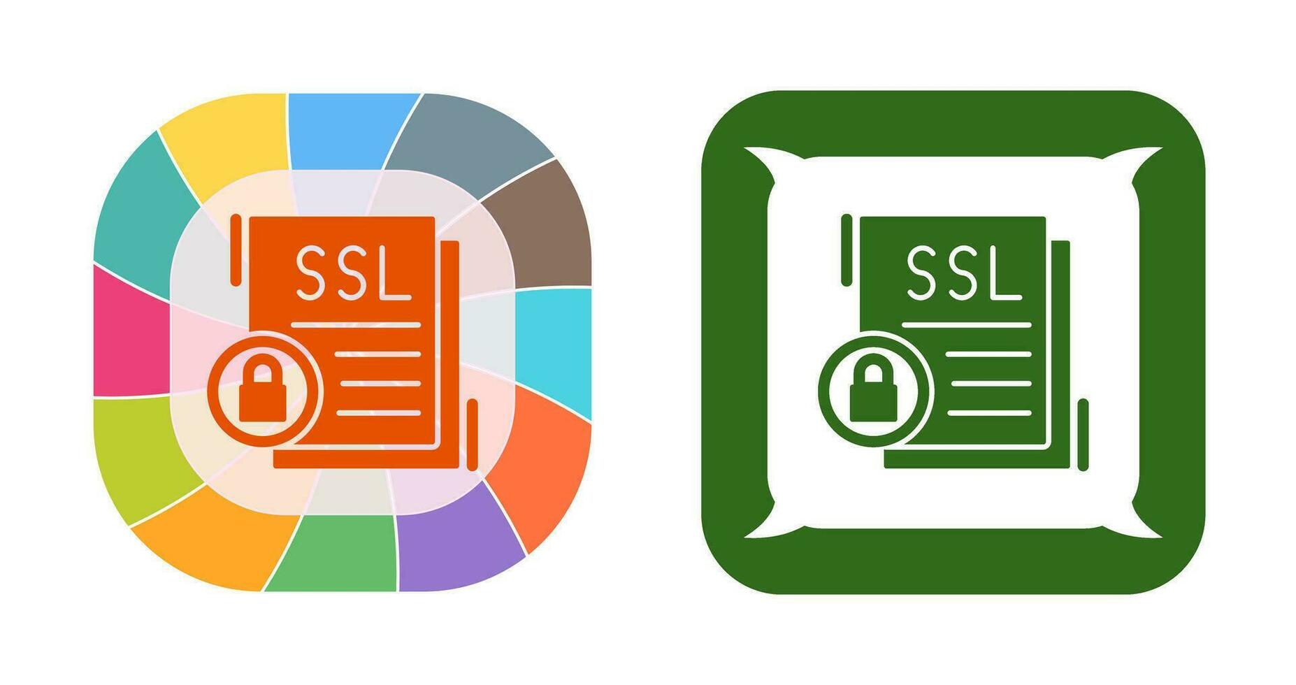 icono de vector de ssl